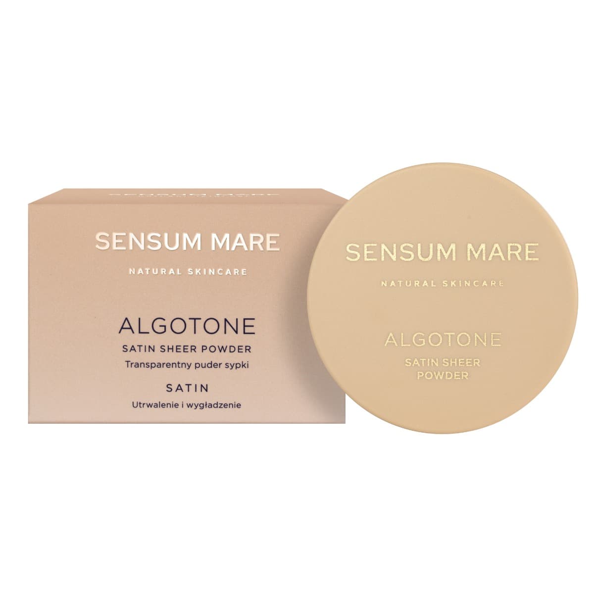 Algotone Translucent Loose Powder SATIN Transparentny puder sypki do twarzy