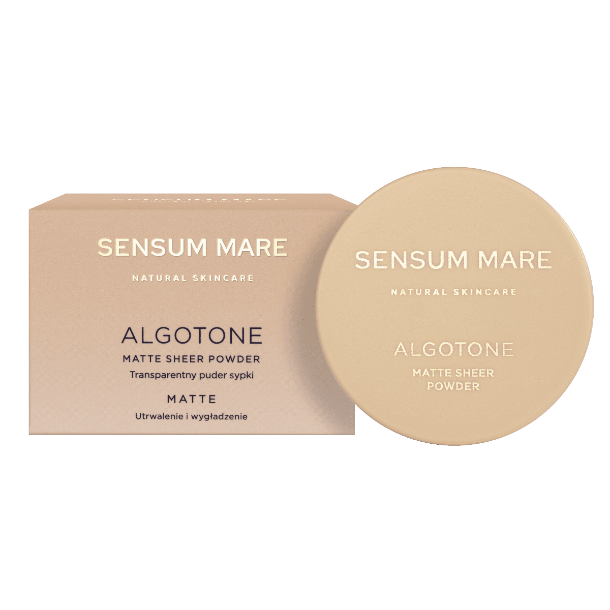 Algotone Translucent Loose Powder MATTE Transparentny puder sypki do twarzy