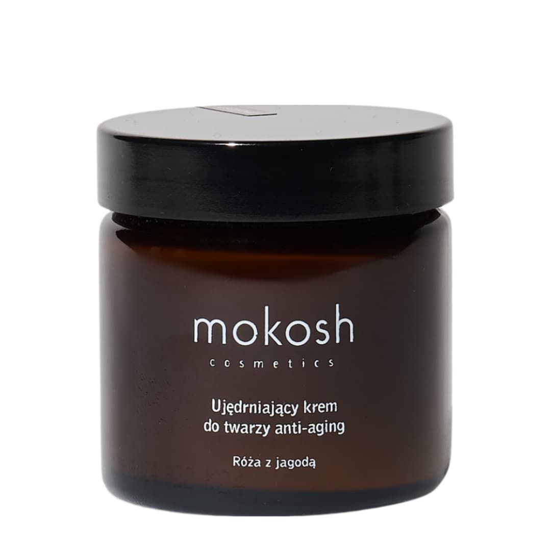 Ujędrniający Krem do Twarzy Anti-Aging Róża z Jagodą