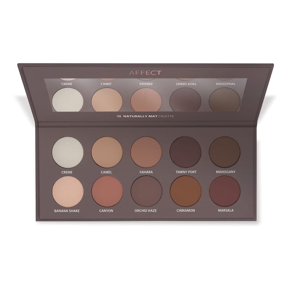 Paleta cieni prasowanych Naturally Matt Cienie do powiek