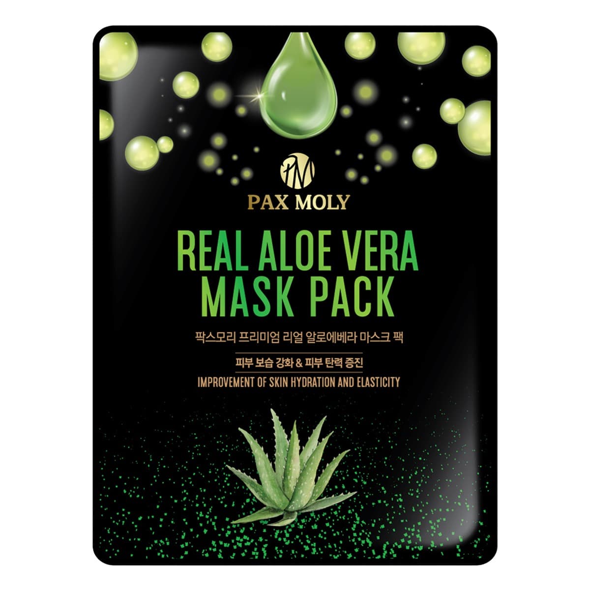 Real Aloe Vera Maska w płachcie nawilżająco-łagodząca z ekstraktem z aloesu