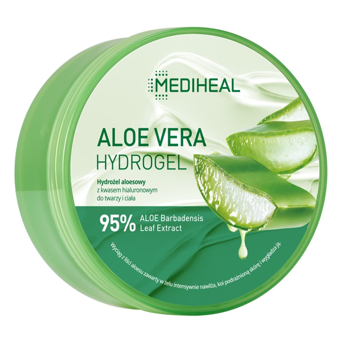 Aloe Vera Hydrogel Żel aloesowy do twarzy i ciała o działaniu nawilżająco-kojącym
