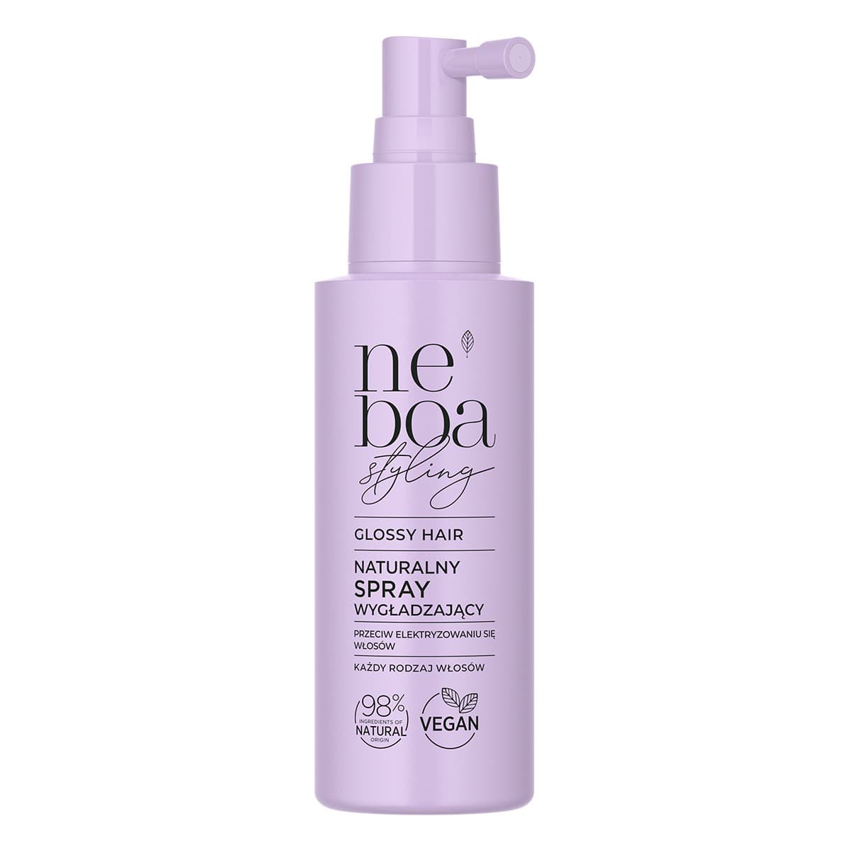 Glossy Hair Smoothing Spray Spray przeciw elektryzowaniu się włosów