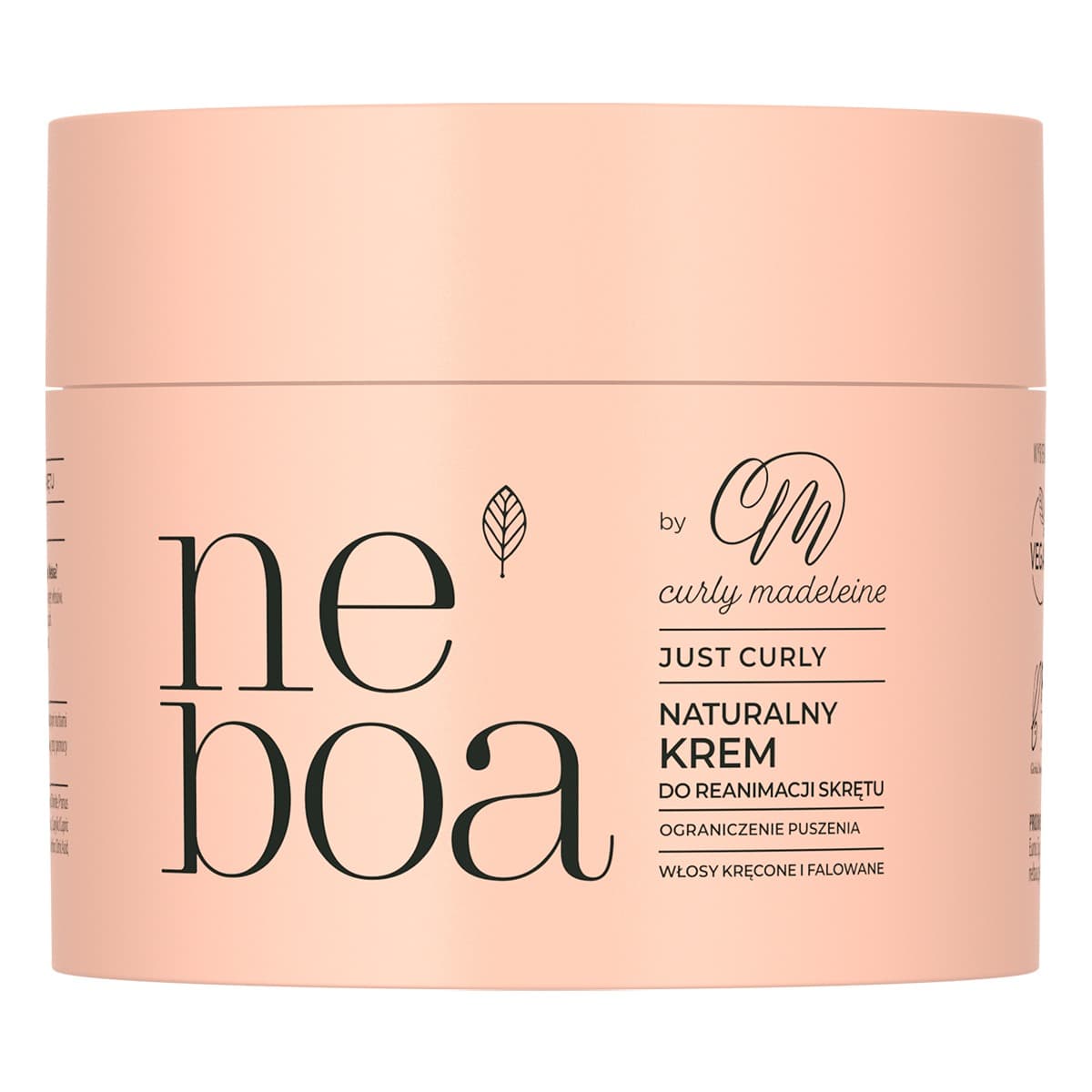 Curly Madeleine Naturalny krem reanimacja skrętu Pielęgnacja włosów i skóry głowy