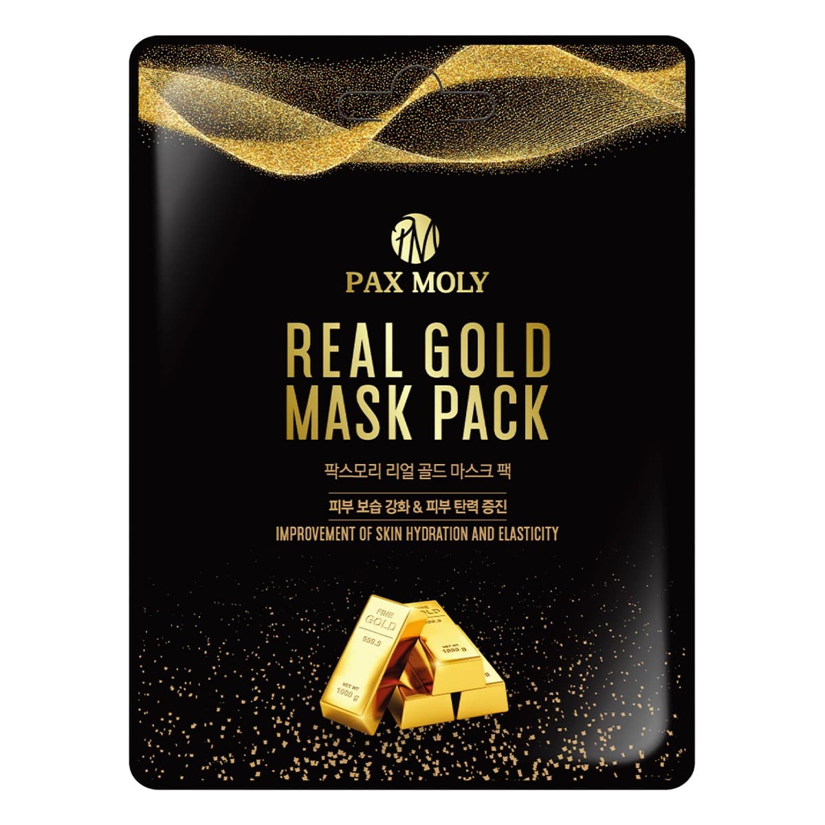 Real Gold Maska w płachcie nawilżająco-ujędrniająca z mleczkiem pszczelim
