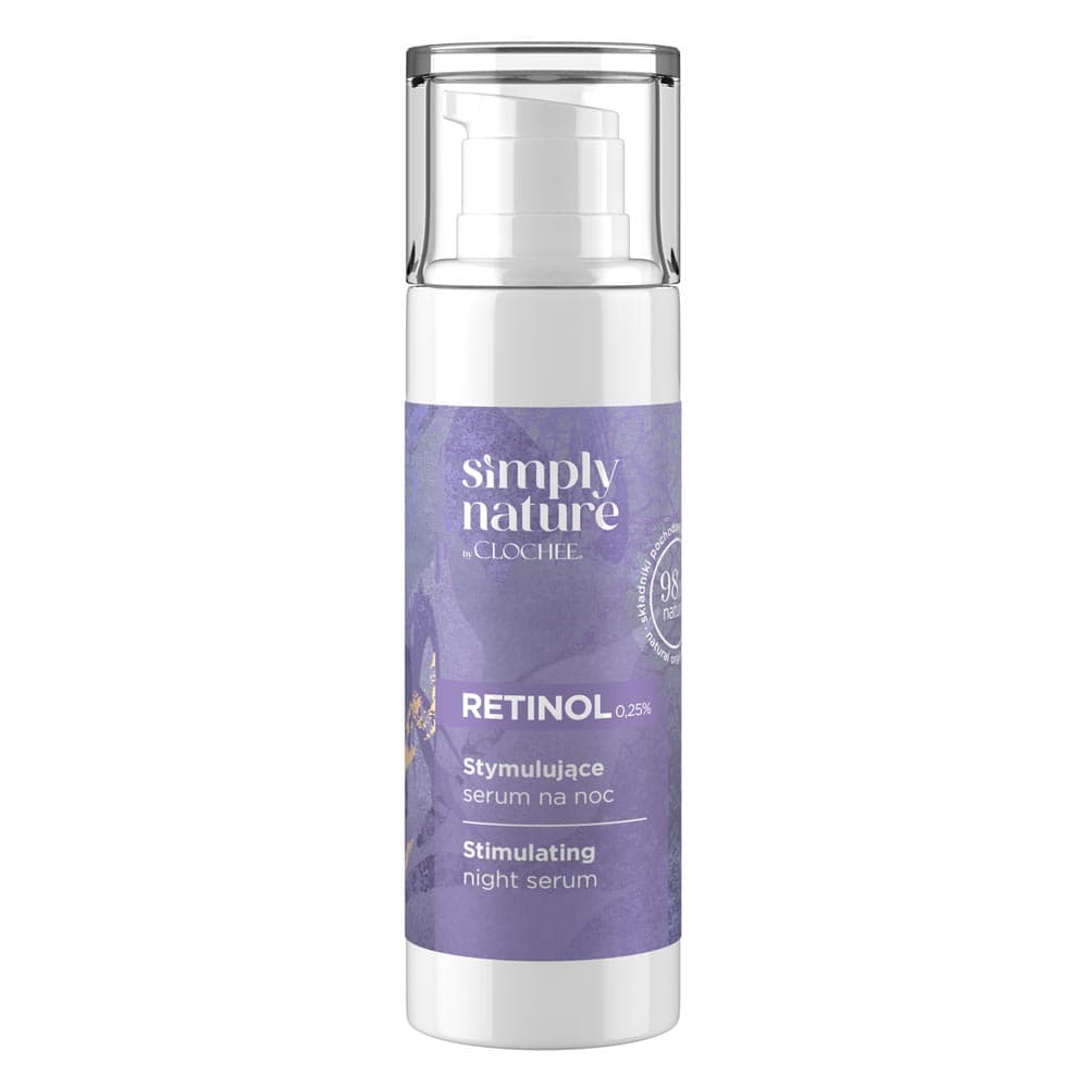 Simply Nature by Clochee Retinol Stymulujące Serum do Twarzy na Noc