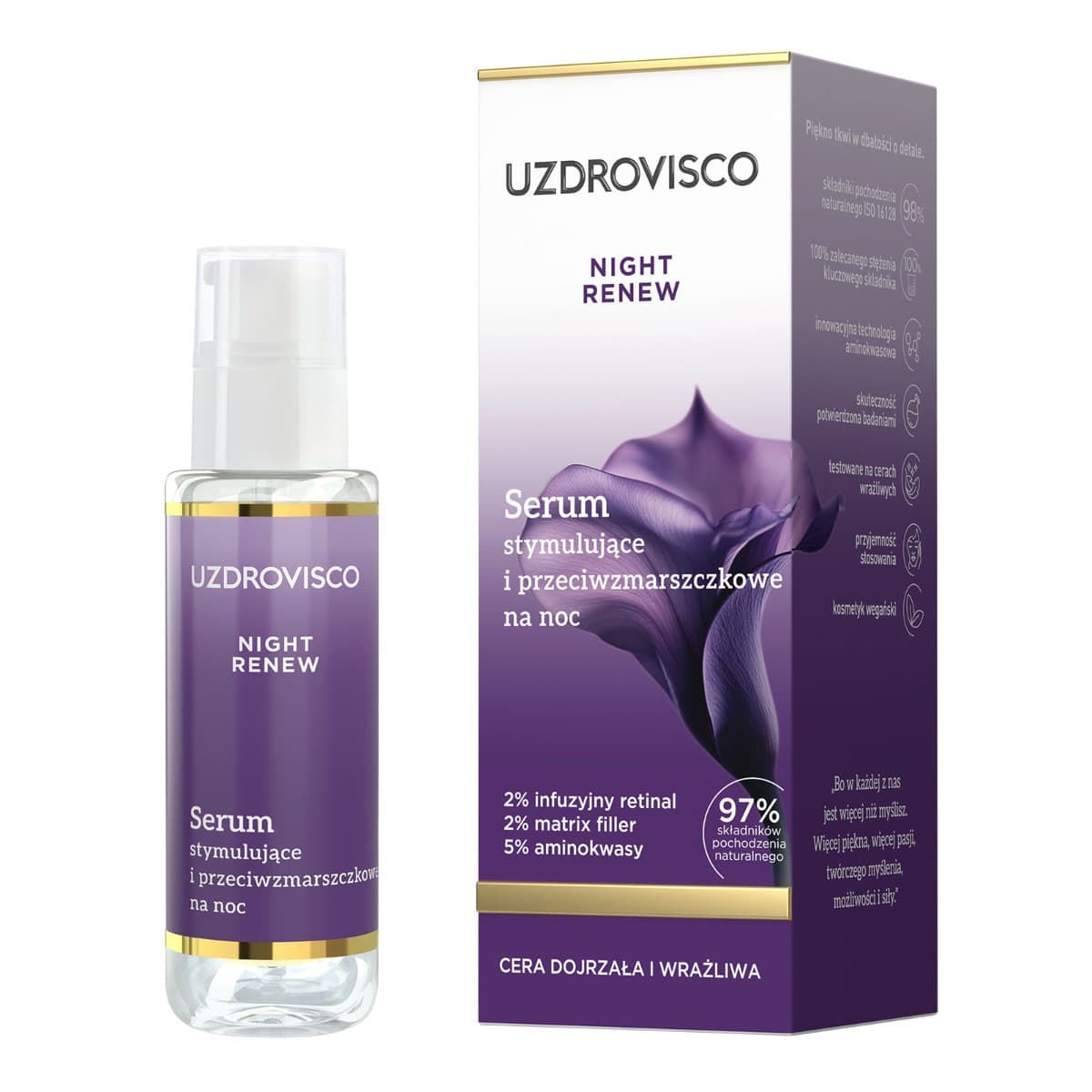 Night Renew Serum Stymulujące i Przeciwzmarszczkowe na Noc