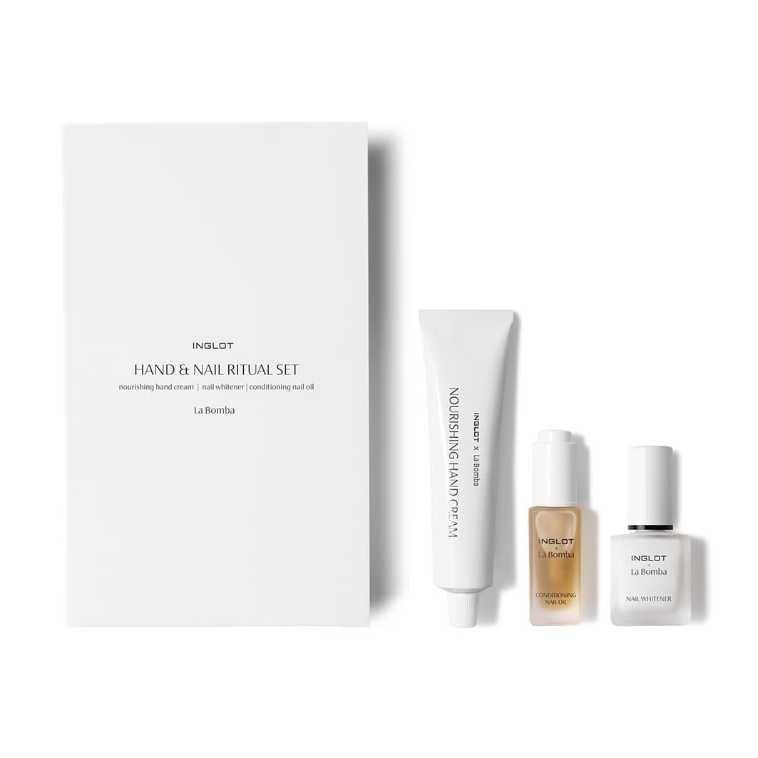 INGLOT x LA BOMBA Hand & Nail Ritual Set Zestaw pielęgnacyjny do paznokci Zestaw kosmetyków damskich