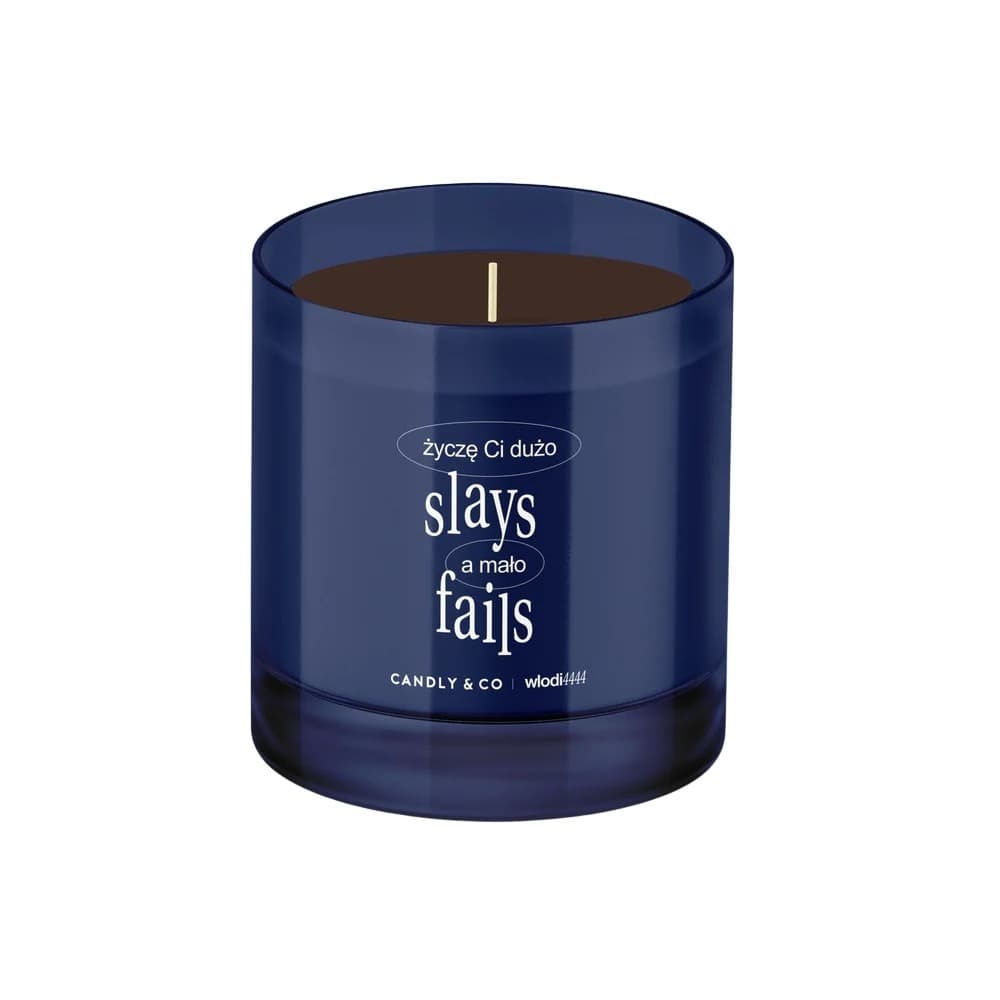 & Co x Wedel Candle Życzę Ci dużo slays, a mało fails Świeca inspirowana zapachem wafelka WW