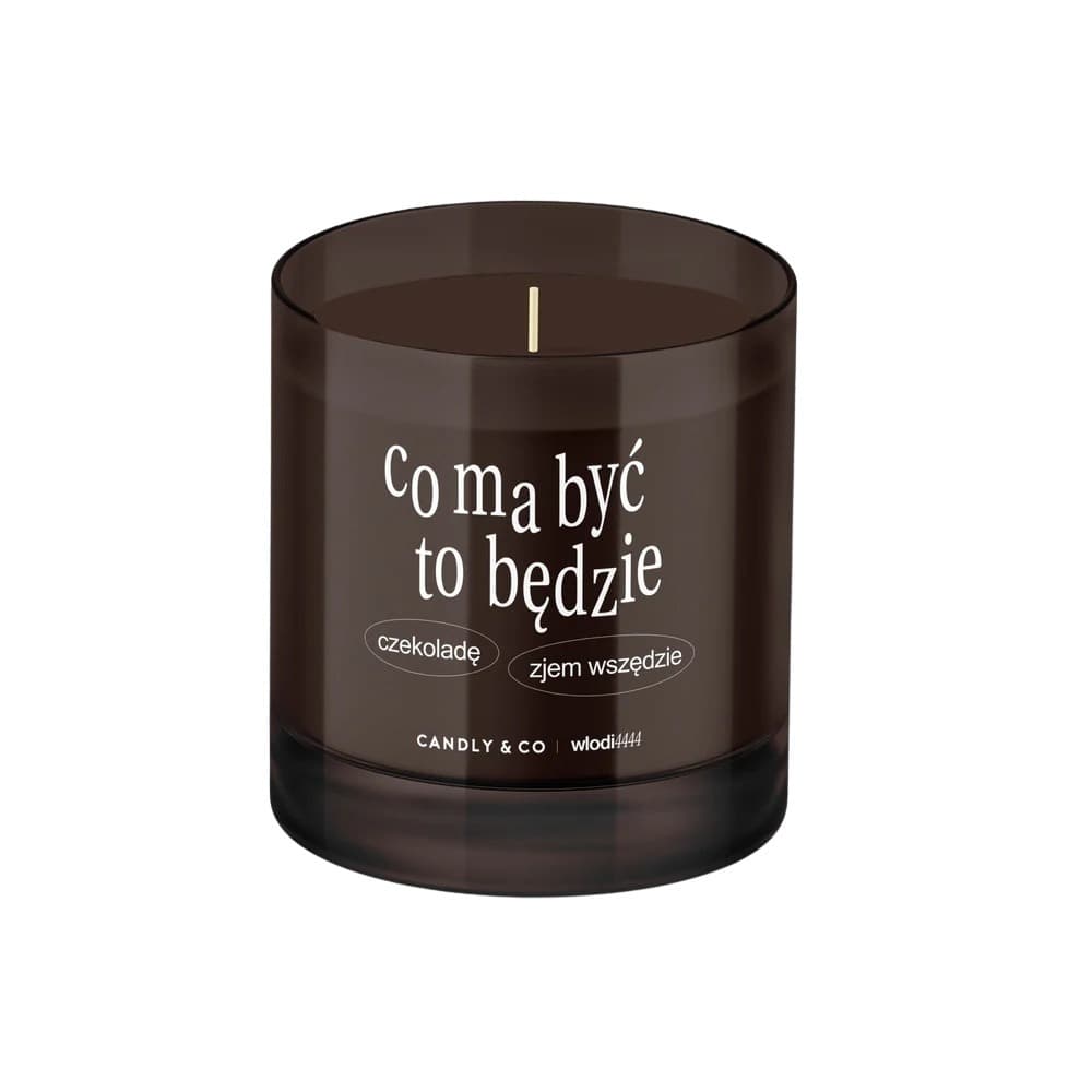& Co x Wedel Candle Co ma być to będzie, czekoladę zjem wszędzie Świeca inspirowana zapachem batona Pierrot