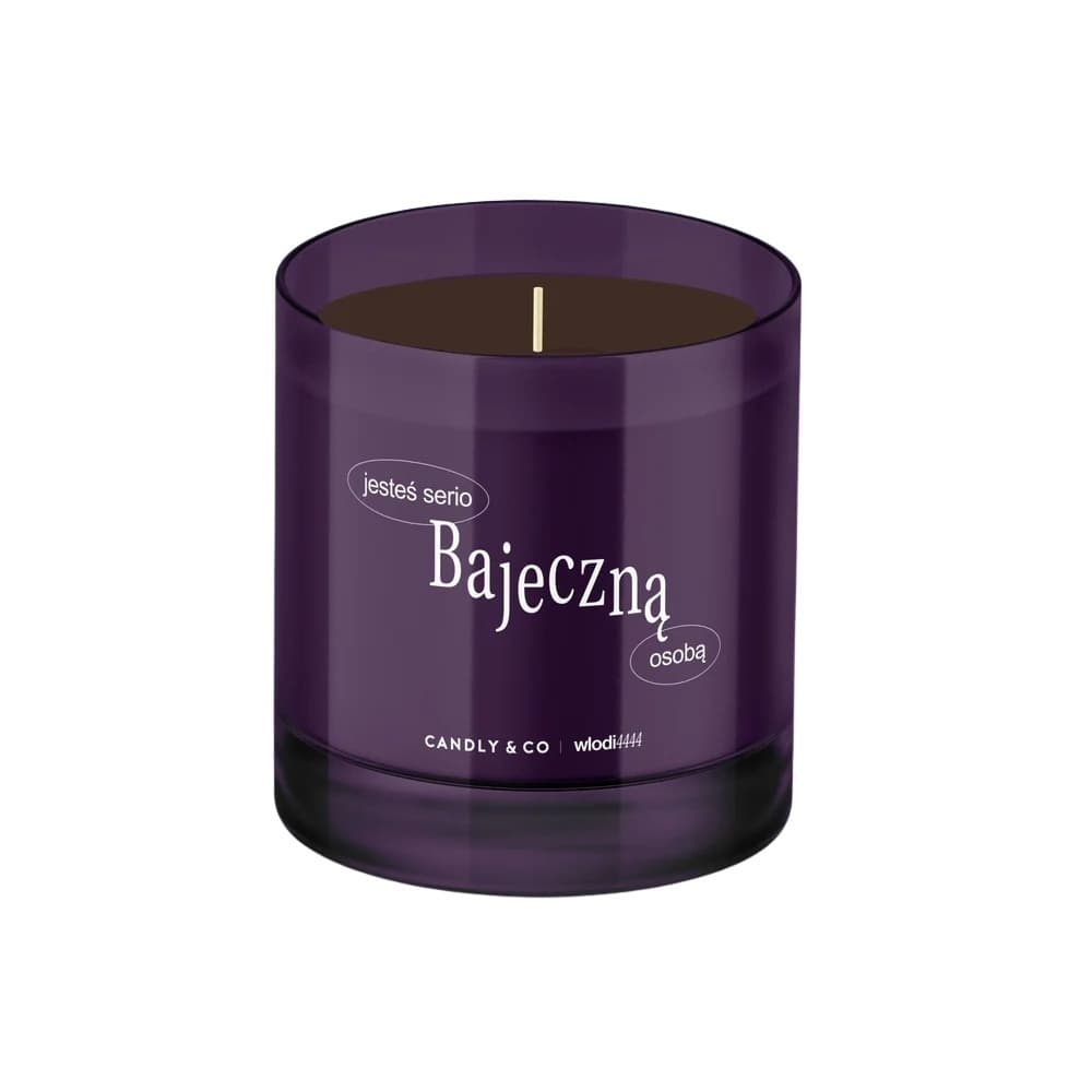 & Co x Wedel Candle Jesteś serio bajeczną osobą Świeca inspirowana zapachem batona Bajeczny