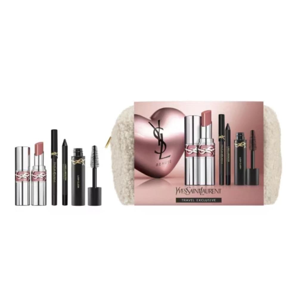 Yves Saint Laurent Pouch Love Shine Make Up Travel Exclusive Set Zestaw do makijażu