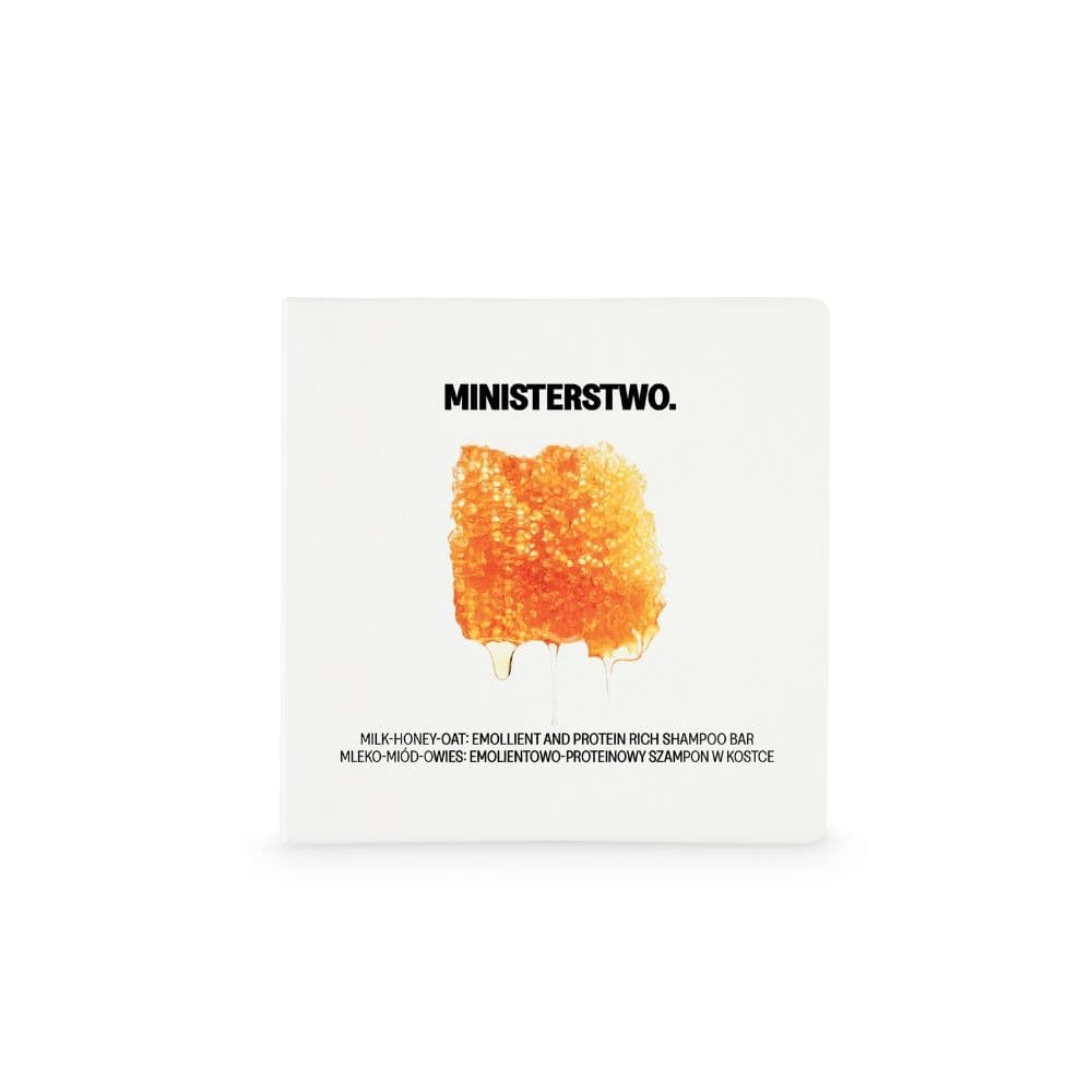 Mleko-Miód-Owies Shampoo Bar Szampon Do Włosów w Kostce