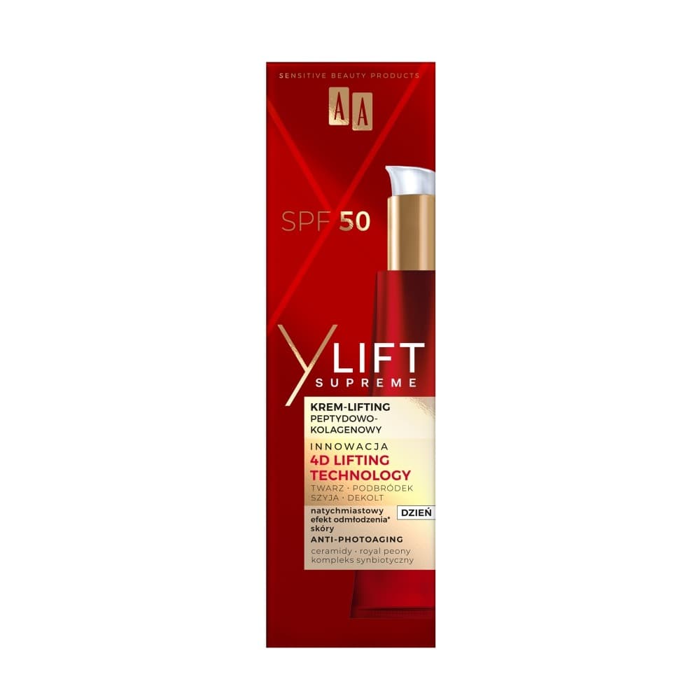 Y Lift Supreme Krem-lifting peptydowo-kolagenowy na dzień SPF 50