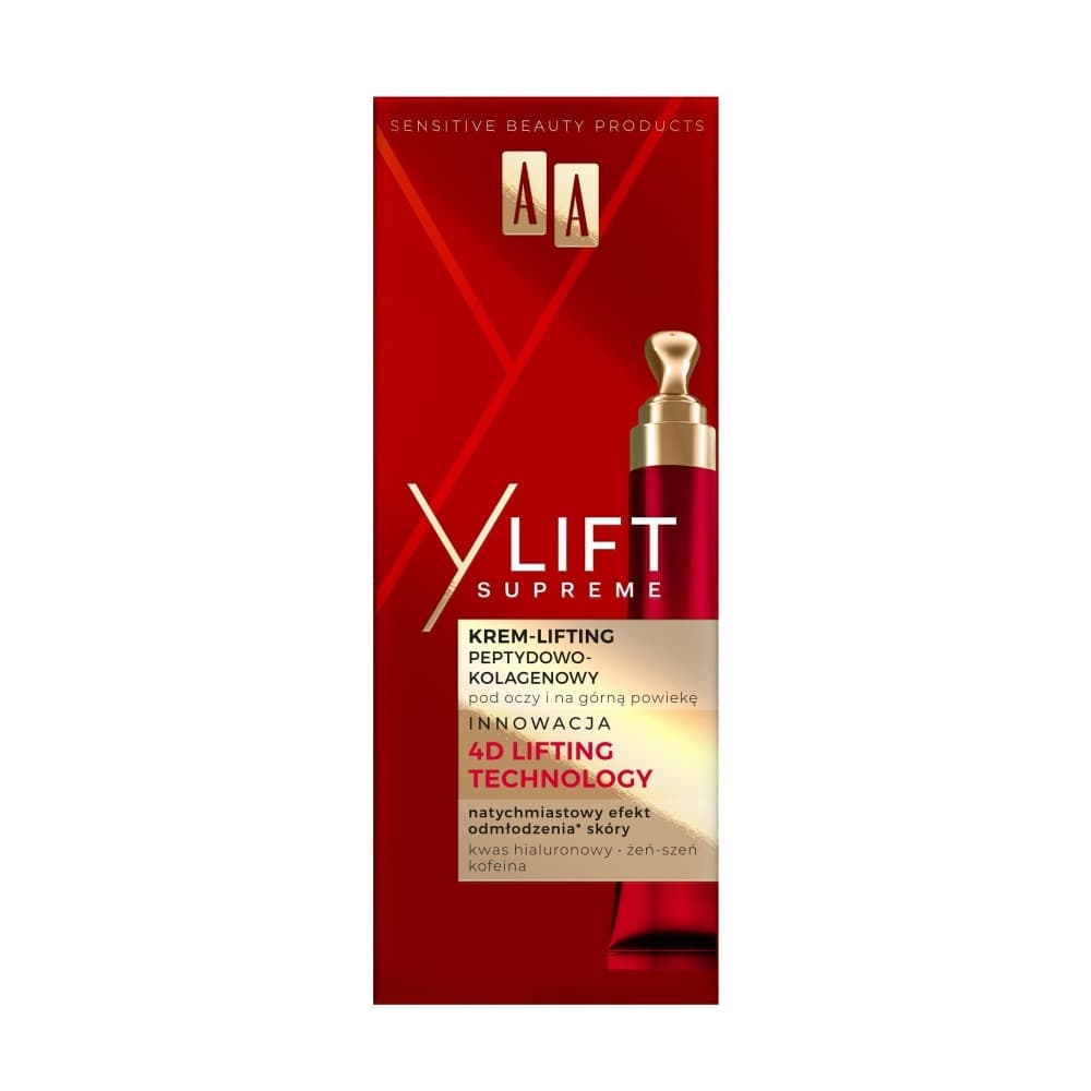 Y Lift Supreme Krem-lifting pepetydowo-kolagenowy pod oczy i na górną powiekę