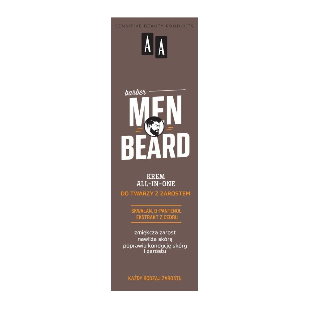 Men Beard Krem All-In-One do Twarzy z Zarostem
