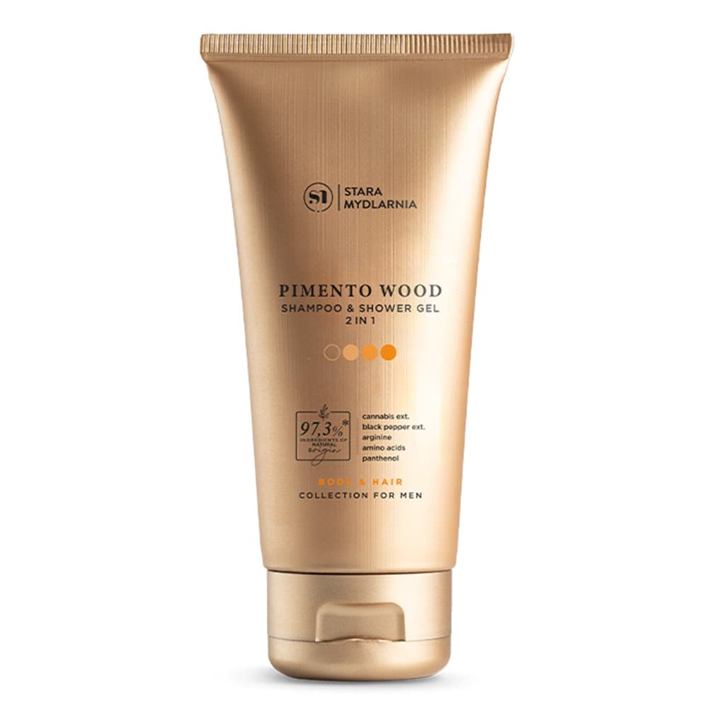 For Men Pimento Wood Shampoo & Shower Gel 2in1 Żel pod prysznic + Szampon 2w1