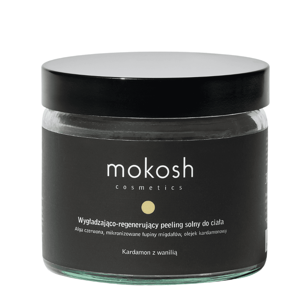 Wygładzająco-regenerujący peeling solny do ciała Kardamon z wanilią Peeling do ciała