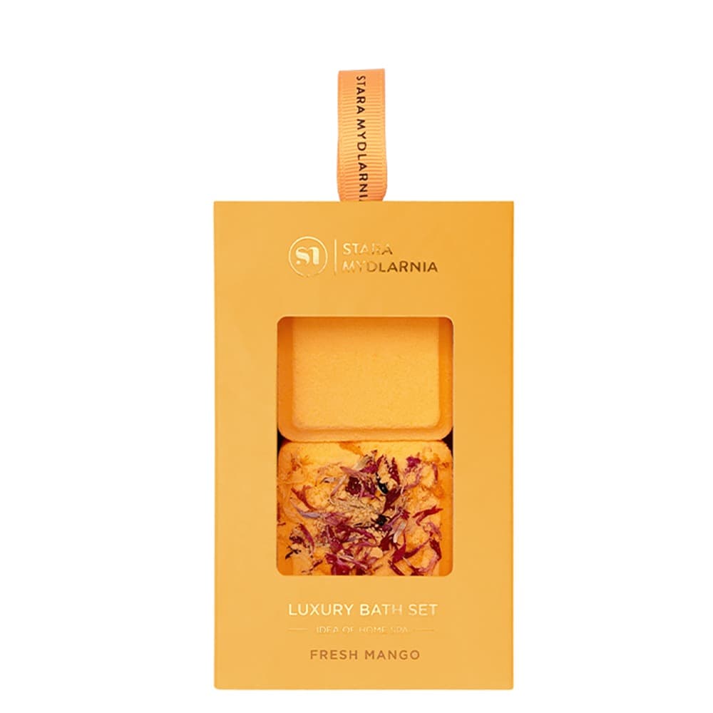 Juicy Mango Luxury Bath Set Zestaw 7 2x Kostki do kąpieli
