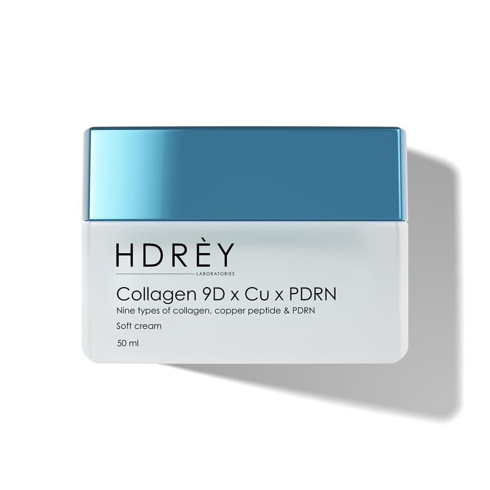 Collagen 9D x Cu x PDRN Soft Cream Odbudowujący krem przeciwzmarszczkowy na dzień z kolagenem i peptydem miedziowym i PDRN