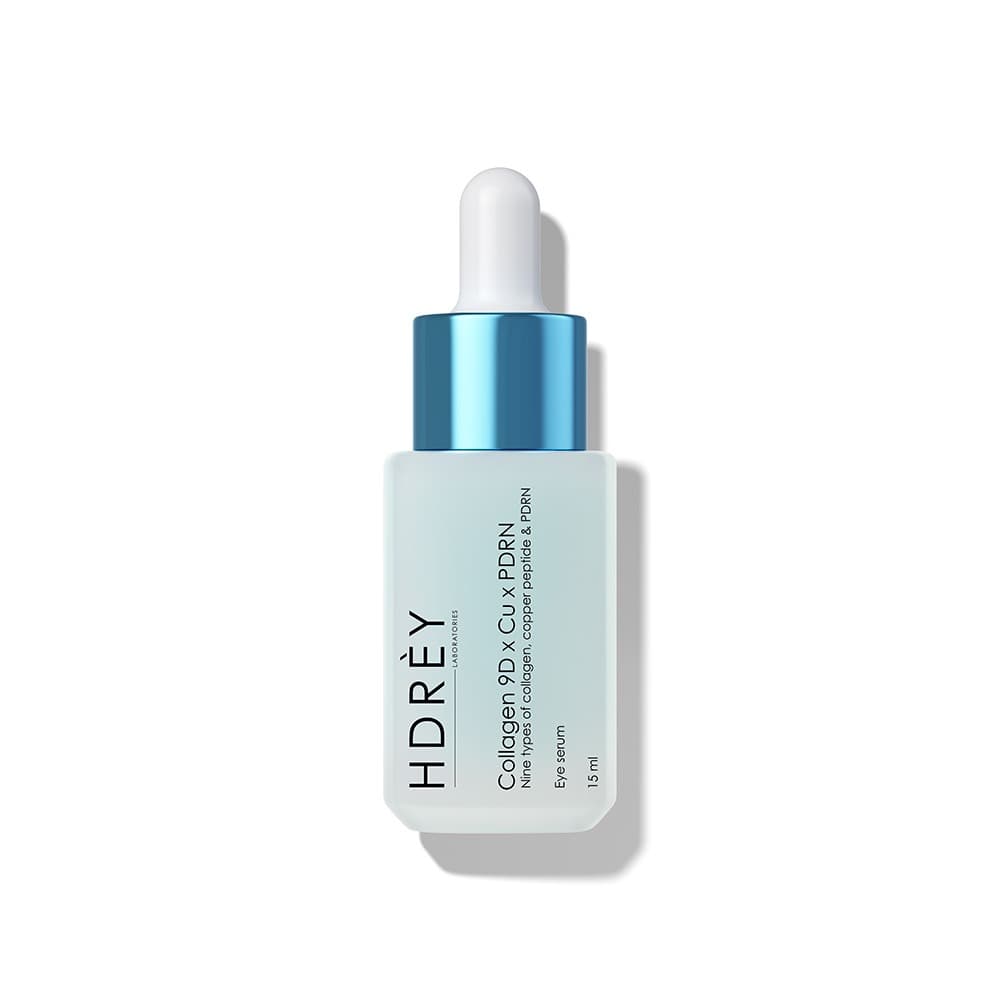 Collagen 9D x Cu x PDRN Eye Serum Odbudowujące serum przeciwzmarszczkowe pod oczy z kolagenem i peptydem miedziowym i PDRN