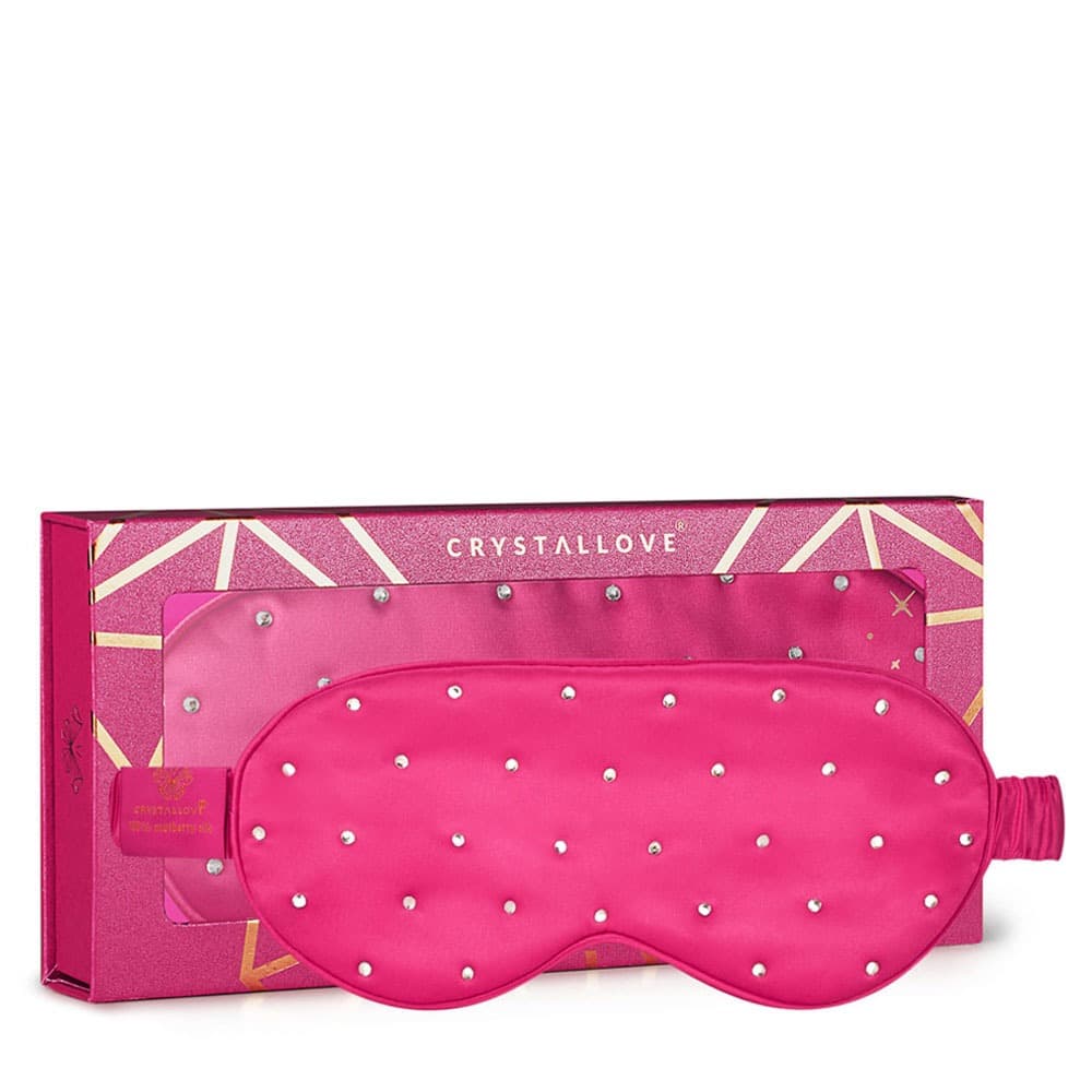 Silk Eye Mask Hot Pink