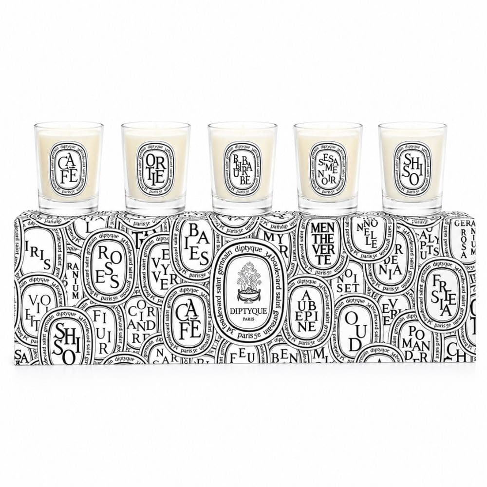 5 Miniature Candles Set Zestaw miniaturowych świeczek zapachowych