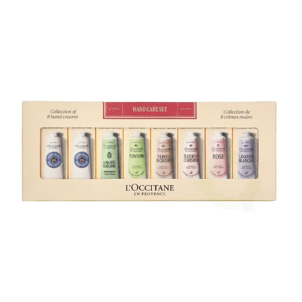 Collection of 8 Hand Creams Hand Care Set Zestaw kremów do rąk