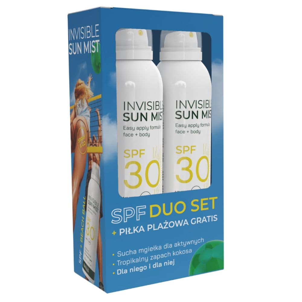 SPF 30 Sun Mist Duo Set + Beach Ball Zestaw ochronny do opalania