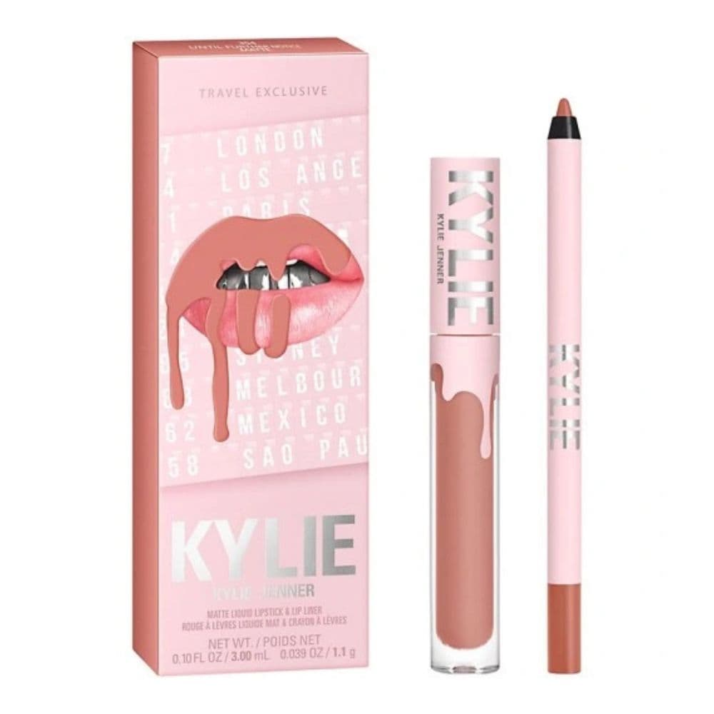 Matte Liquid Lipstick & Liner Kit 354 Until Further Notice Zestaw do makijażu