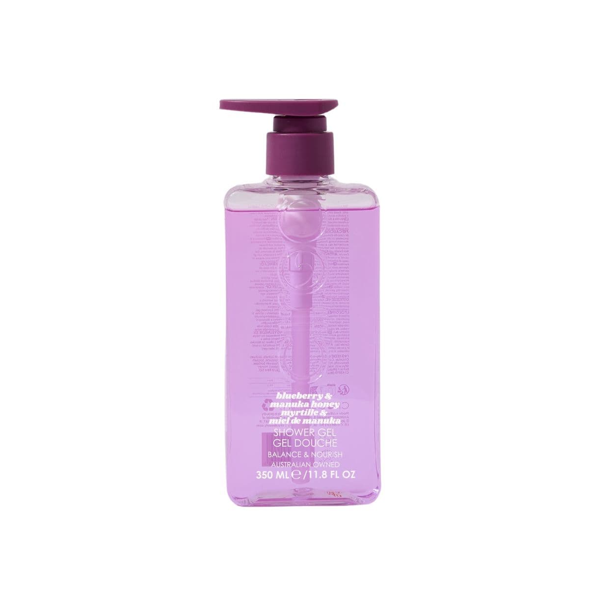 Blueberry & Manuka Honey Shower Gel Borówka i Miód Manuka Żel pod prysznic