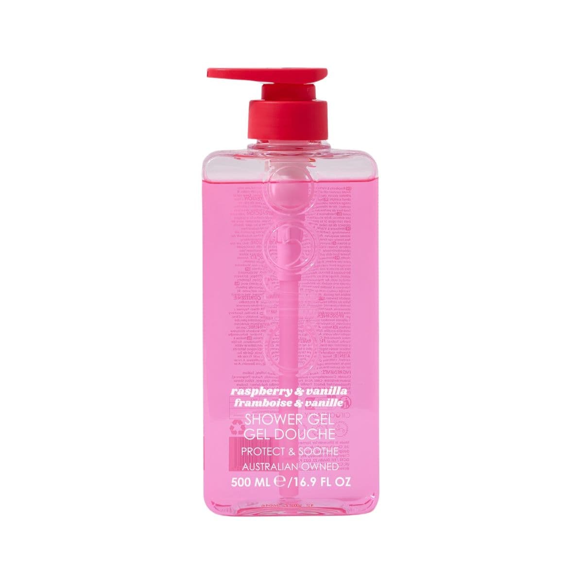 Raspberry & Vanilla Shower Gel Malina i Wanilia Żel pod prysznic