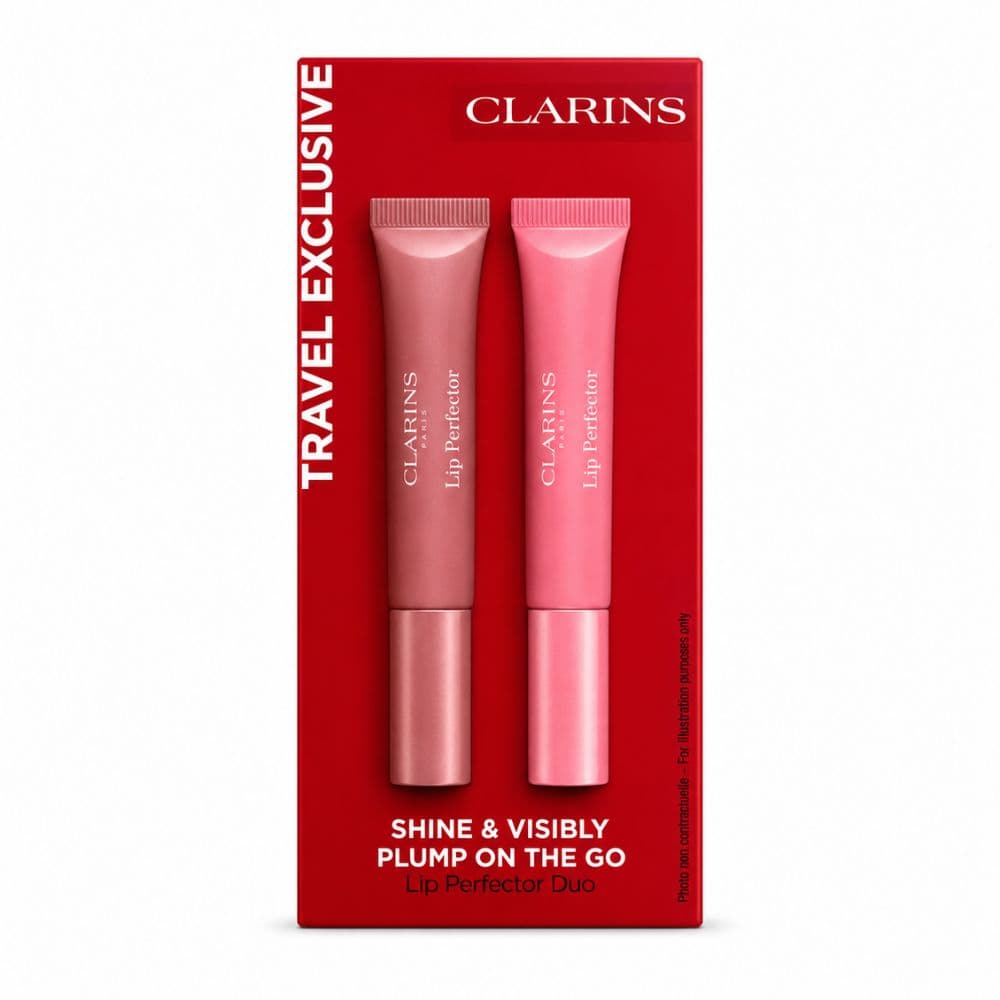 Shine & Visibly Plump On The Go Lip Perfector Duo Travel Exclusive Set Zestaw do makijażu