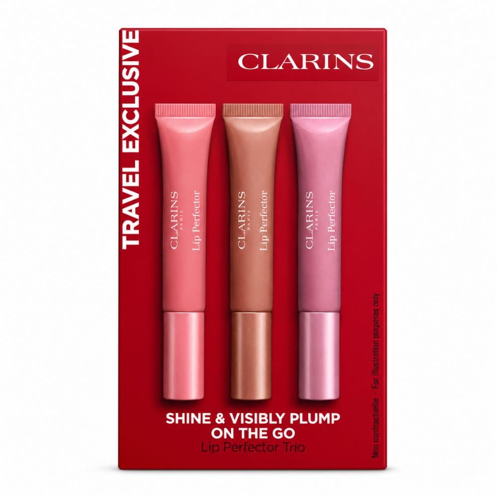 Shine & Visibly Plump On The Go Lip Perfector Trio Travel Exclusive Set Zestaw do makijażu