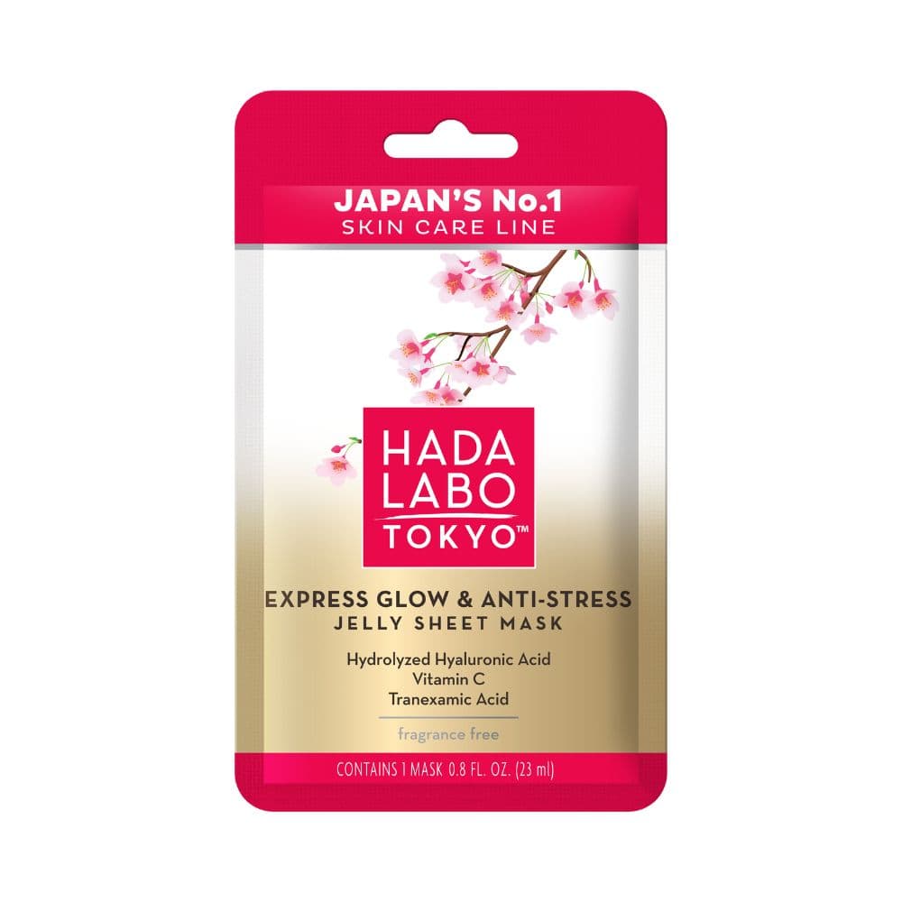 Premium Express Glow Anti-Stress Jelly Sheet Mask In Sachet Maseczka do twarzy w płachcie