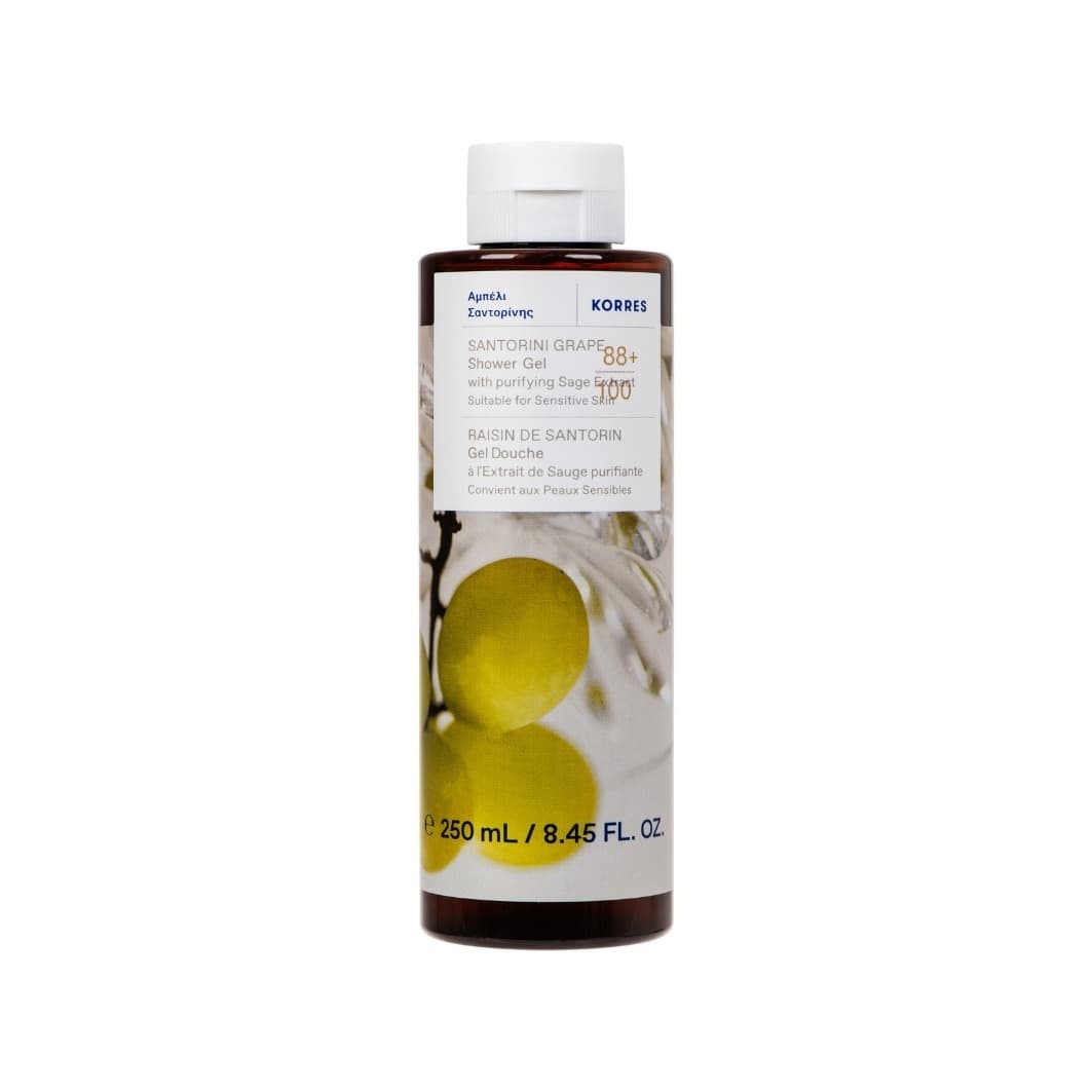 Santorini Grape Shower Gel Winogrona Santorini Żel do mycia ciała