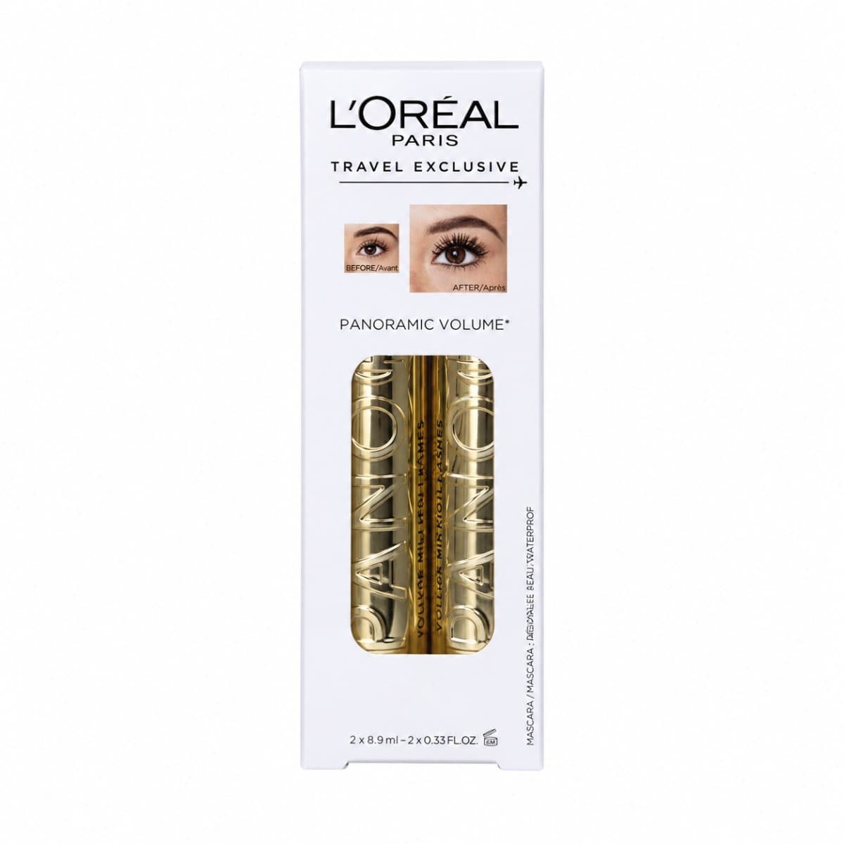 Paris Travel Exclusive Panoramic Volume Duo Mascara Set Zestaw do makijażu