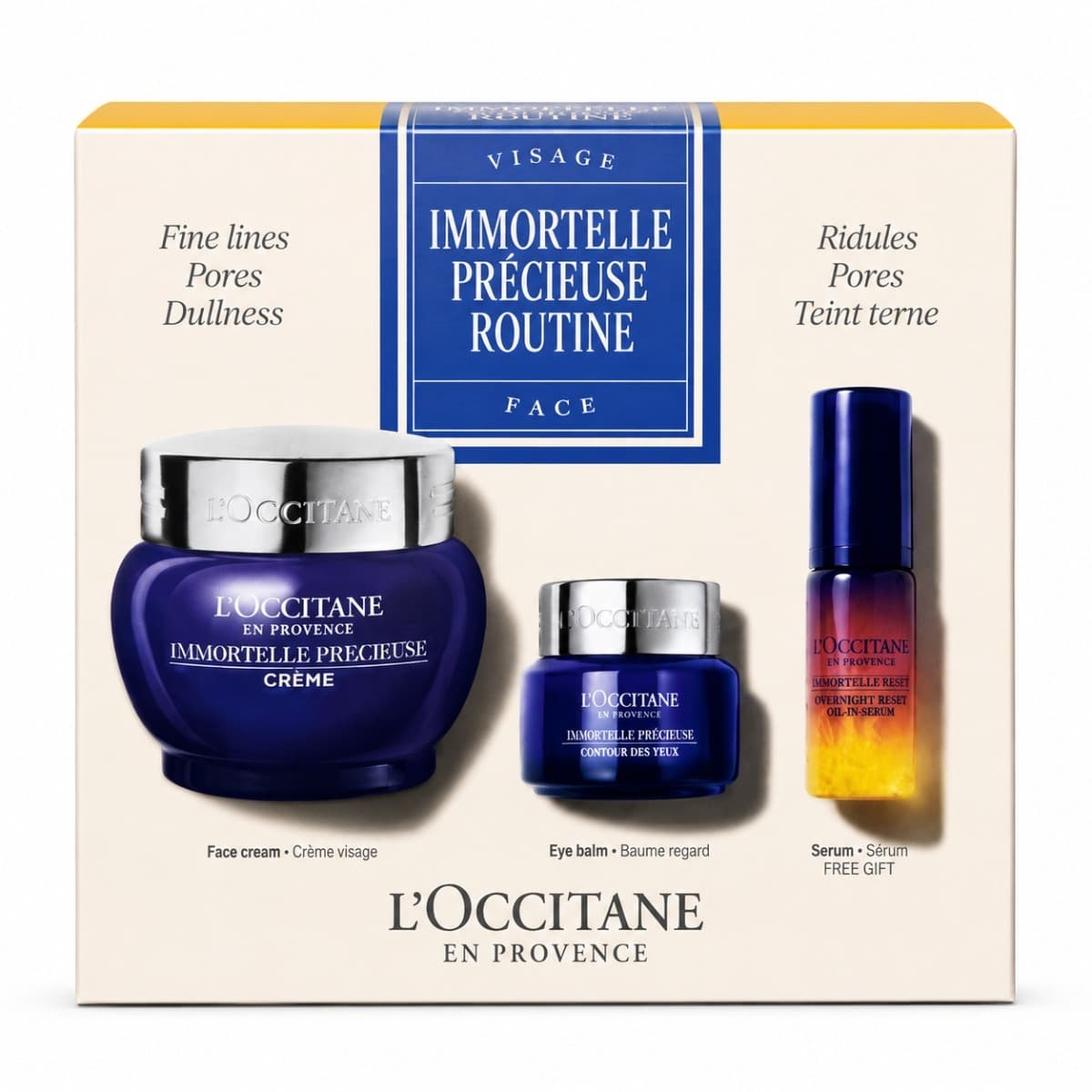 en Provence Immortelle Précieuse Routine Facial Care Set Zestaw do pielęgnacji twarzy dla niej