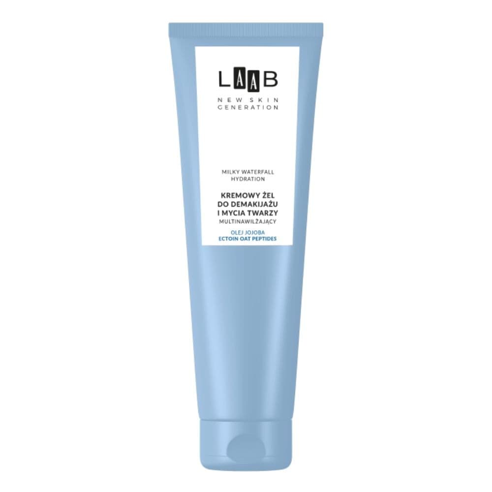 LAAB Milky Waterfall Hydration all-in-one Kremowy żel do demakijażu i mycia twarzy multinawilżający