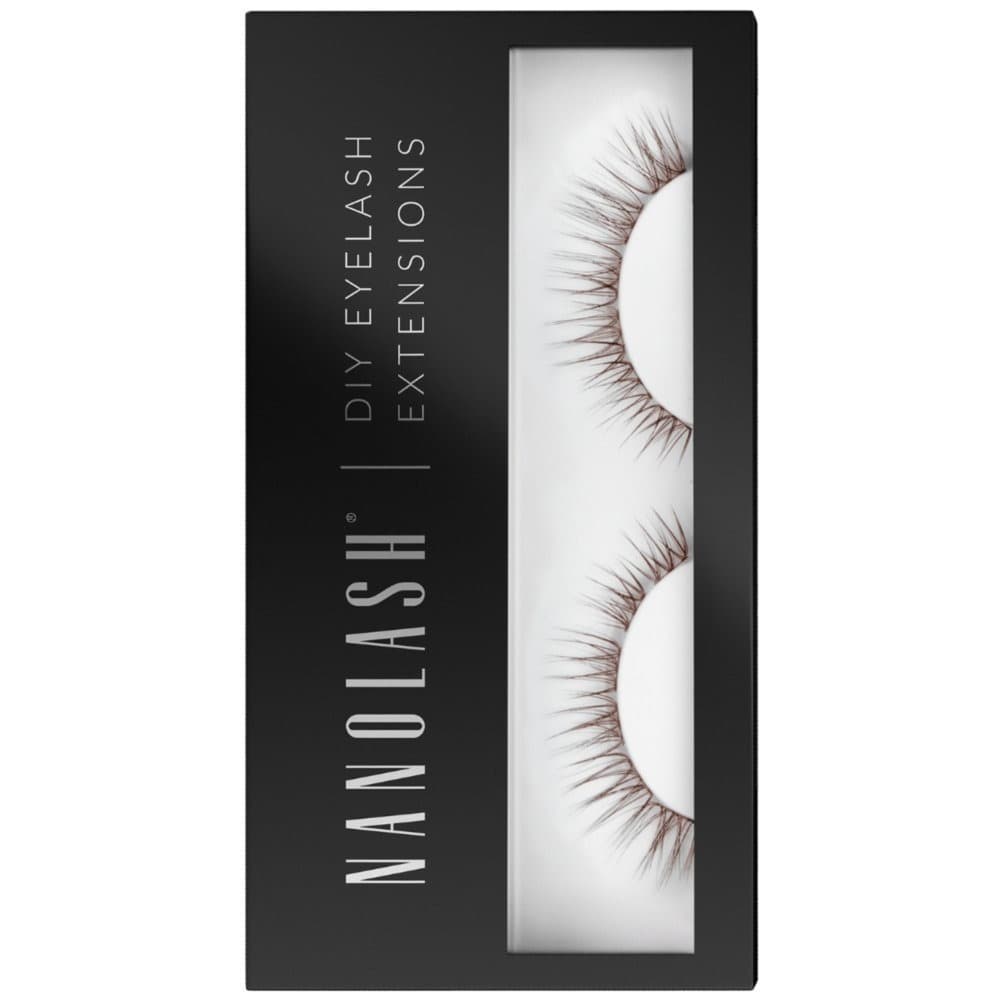 DIY Eyelash Extensions Innocent Brown DIY Sztuczne rzęsy w kępkach do samodzielnego przedłużania w domu Innocent Brązowe