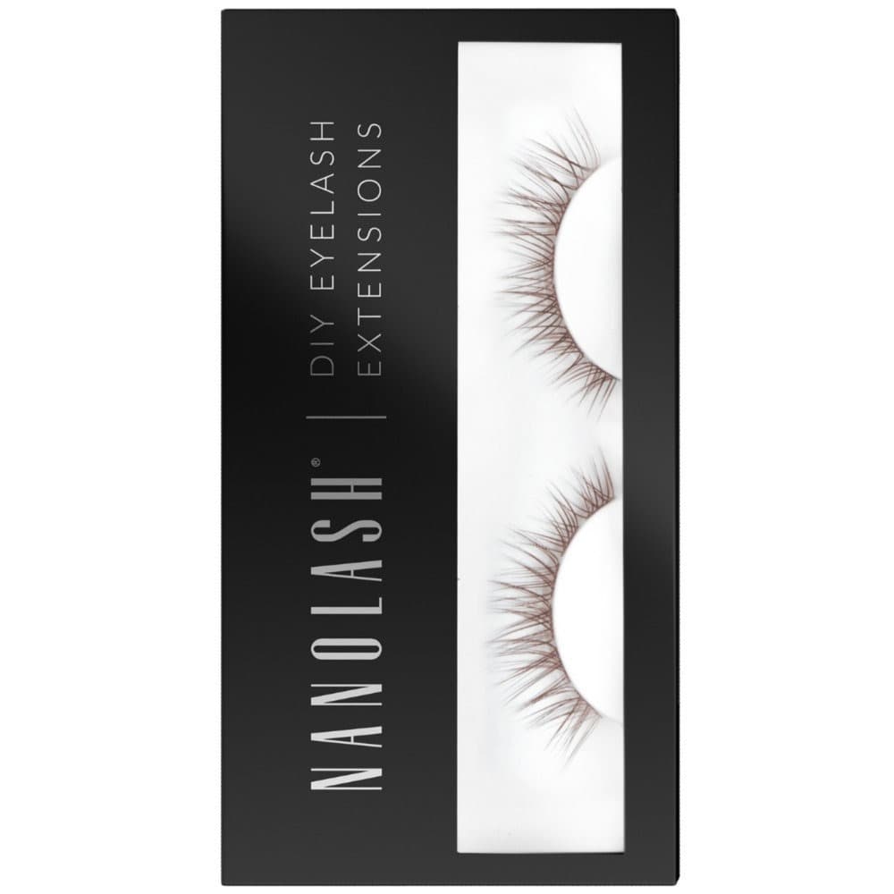 DIY Eyelash Extensions Classy Brown DIY Sztuczne rzęsy w kępkach do samodzielnego przedłużania w domu Classy Brązowe