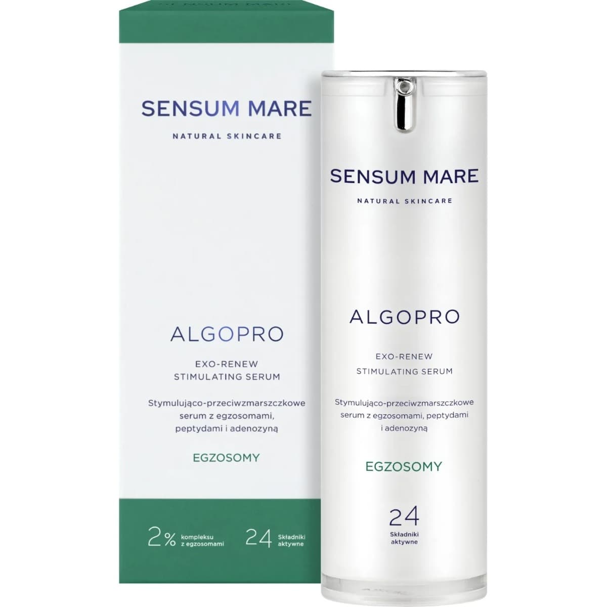 Algopro Stymulująco-Przeciwzmarszczkowe Serum z Egzosomami Peptydami i Adenozyną