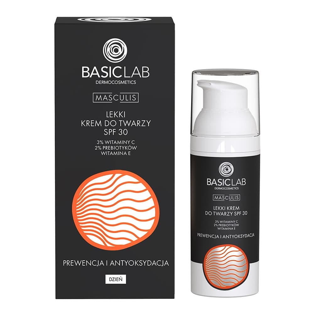 Masculis Lekki Krem do Twarzy SPF30 dla Mężczyzn