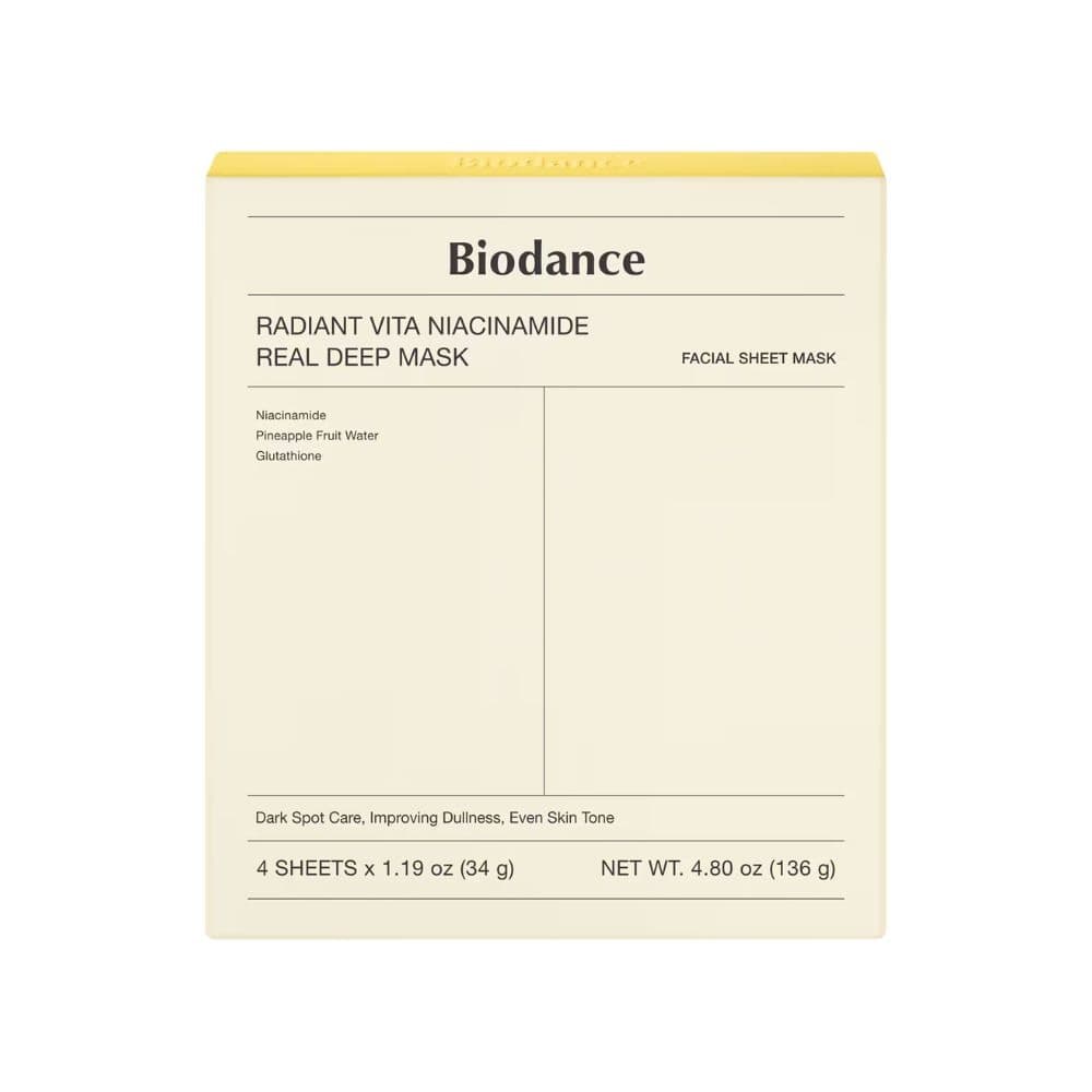 Radiant Vita Niacinamide Real Deep Mask Maseczka rozświetlająco-wygładzająca w płachcie