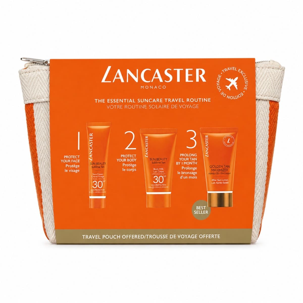 The Essential Suncare Travel Routine Set Zestaw do pielęgnacji twarzy unisex