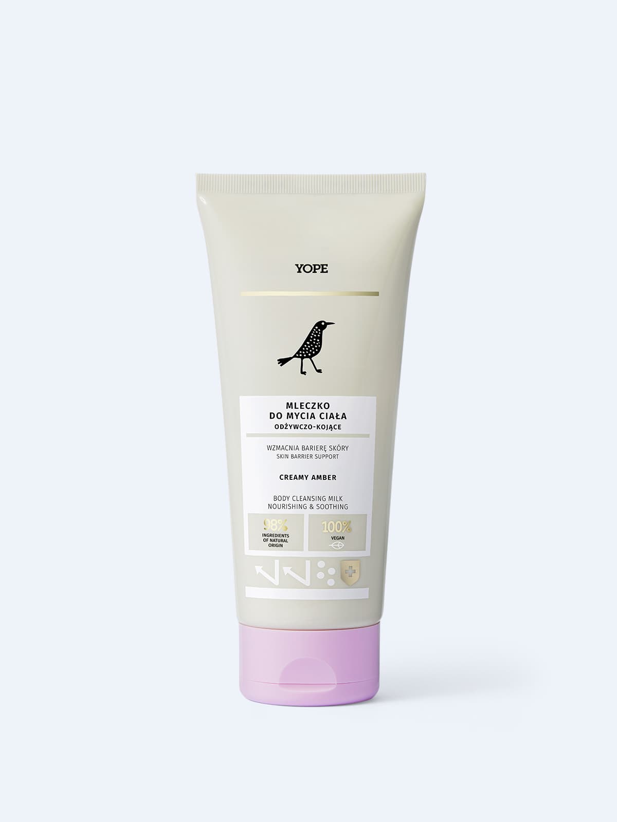 Odżywczo-kojące mleczko do mycia ciała Creamy amber