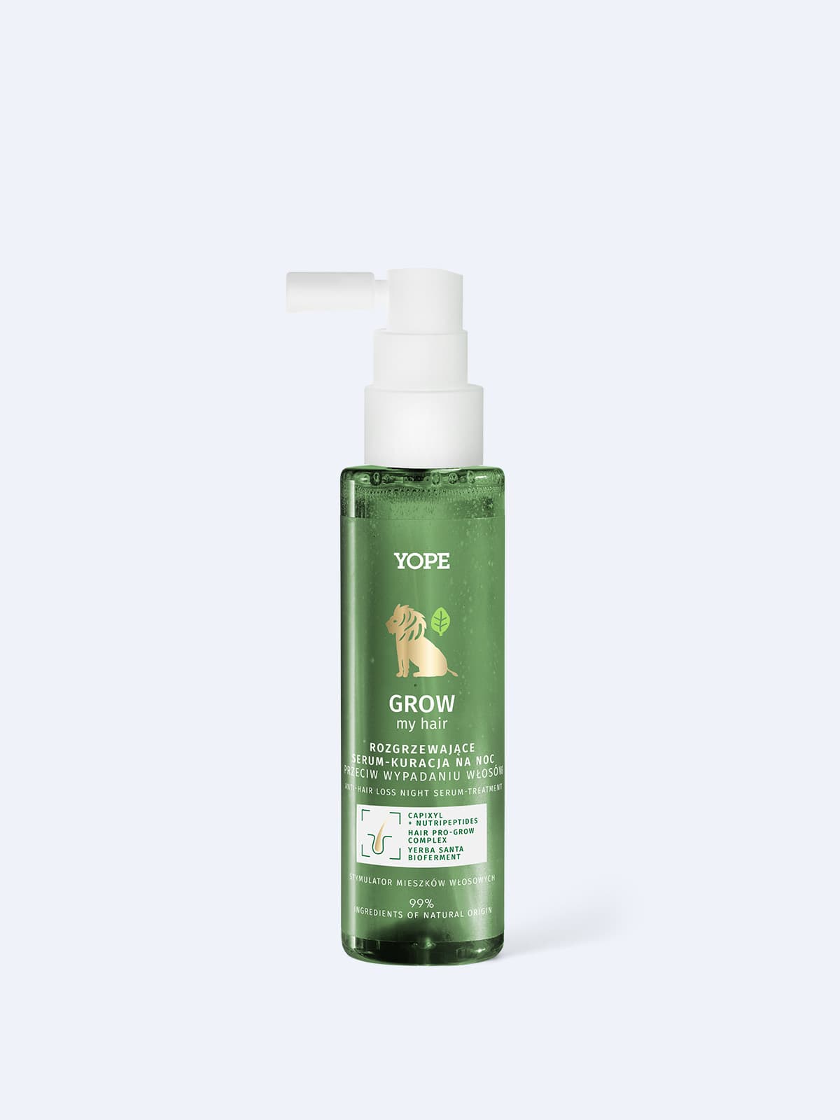 Rozgrzewające serum-kuracja na noc GROW my hair