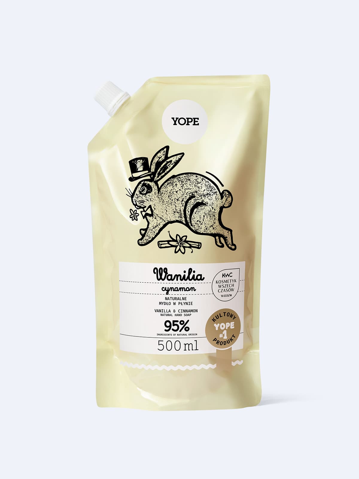 Naturalne mydło w płynie Wanilia i Cynamon Refill