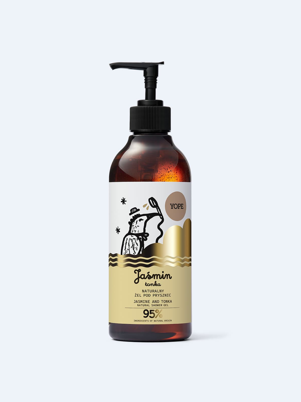 Naturalny żel pod prysznic Jaśmin & tonka