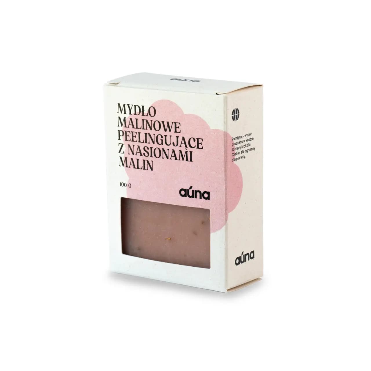 Mydło malinowe z pestkami malin delikatny peeling
